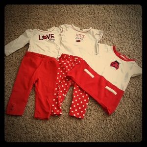 Last chance Gymboree matching set 6-12 months